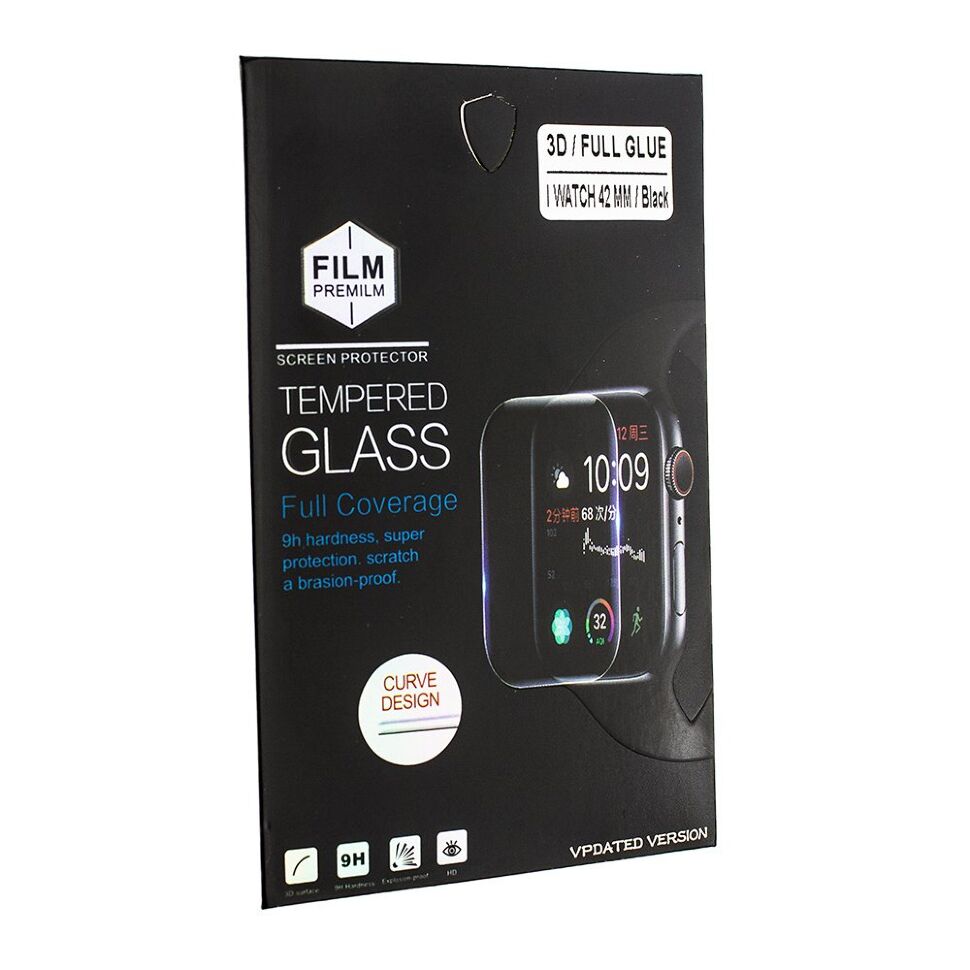 Захисне скло FULL GLUE APPLE WATCH 42MM ЧОРНИЙ Захисне скло FULL GLUE APPLE WATCH 42MM ЧОРНИЙ