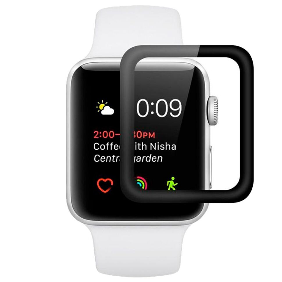 Захисне скло FULL GLUE APPLE WATCH 42MM ЧОРНИЙ Захисне скло FULL GLUE APPLE WATCH 42MM ЧОРНИЙ