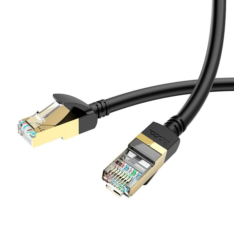 Кабель HOCO US02 LAN RJ45 3.00M ЧОРНИЙ