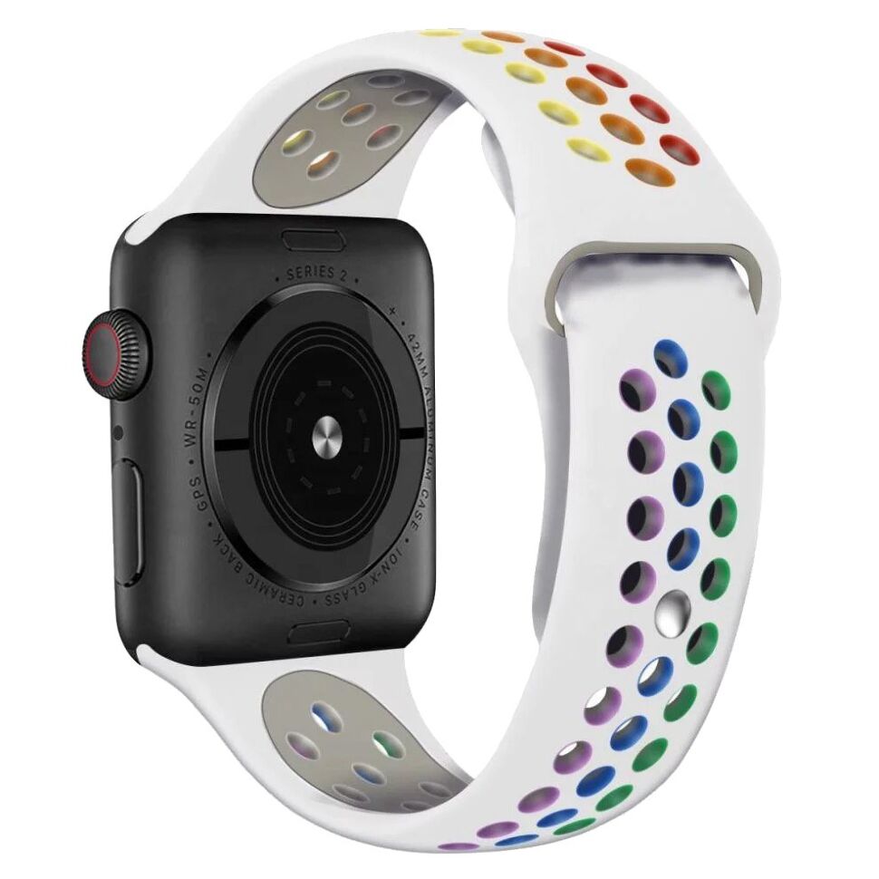 Ремінець силіконовий NIKE для Apple Watch 38 | 40 | 41 мм LARGE SIZE Ремінець силіконовий NIKE для Apple Watch 38 | 40 | 41 мм LARGE SIZE