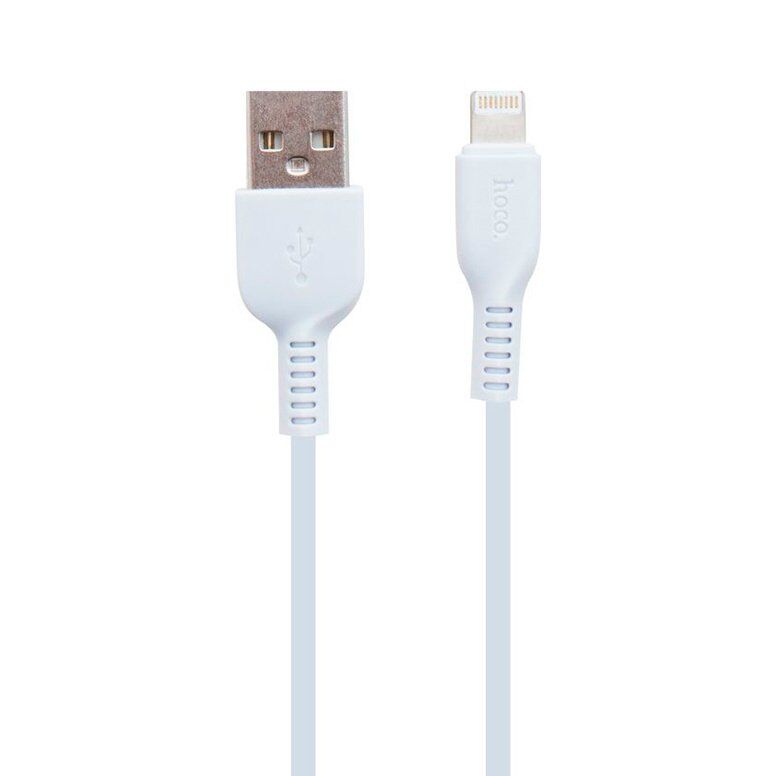 USB кабель HOCO X20 USB - Lightning 2.4A 1 метр, білий