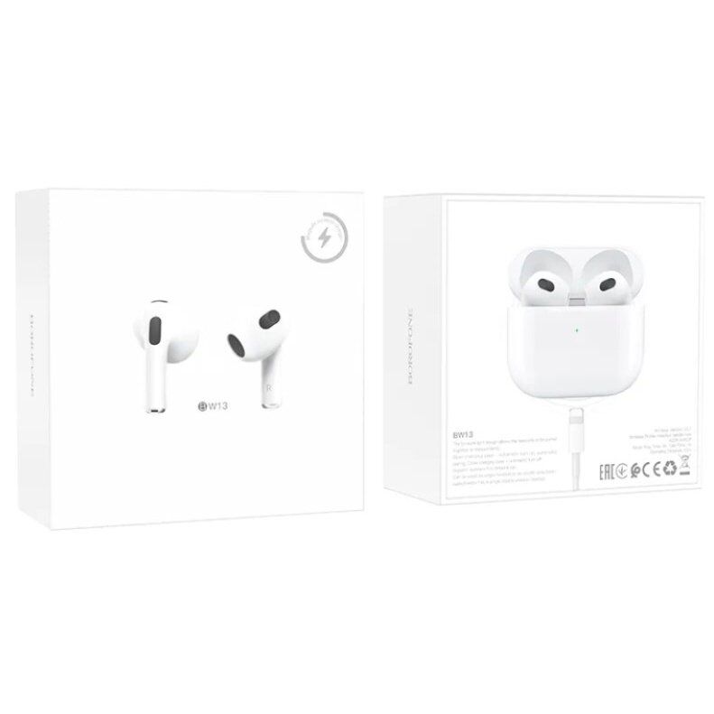Бездротові навушники BOROFONE BW13, білій Бездротові навушники BOROFONE BW13, білій