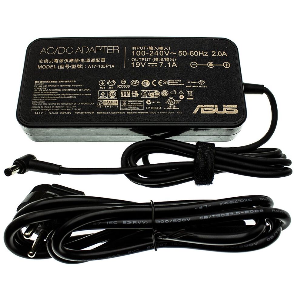 Блок живлення для ноутбука ASUS 135W 19V 7.1A (штекер 5.5*2.5 мм) Блок живлення для ноутбука ASUS 135W 19V 7.1A (штекер 5.5*2.5 мм)