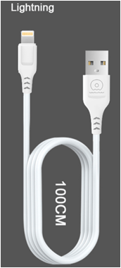 Кабель USB WUW X153 USB-Lightning 2.4A білий