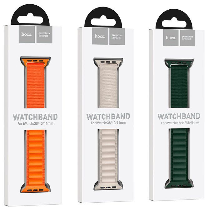 Ремінець HOCO WA20 для APPLE WATCH 42мм | 44мм | 45мм | 49мм Ремінець HOCO WA20 для APPLE WATCH 42мм | 44мм | 45мм | 49мм