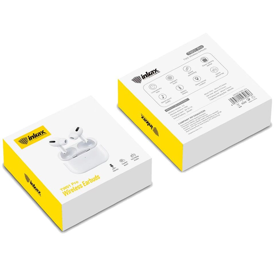 Бездротові навушники INKAX TW-01 PRO (desing AIRPODS PRO)