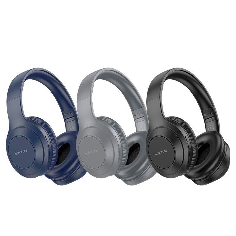 Бездротові повнорозмірні навушники BOROFONE BO20 Player, сірий