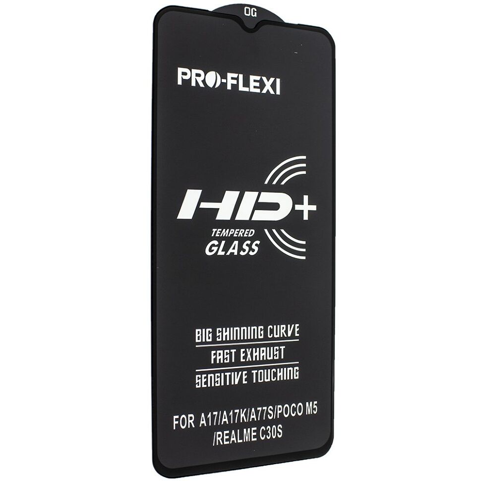 Захисне скло PRO-FLEXI HD+ POCO M5 ЧОРНИЙ Захисне скло PRO-FLEXI HD+ POCO M5 ЧОРНИЙ