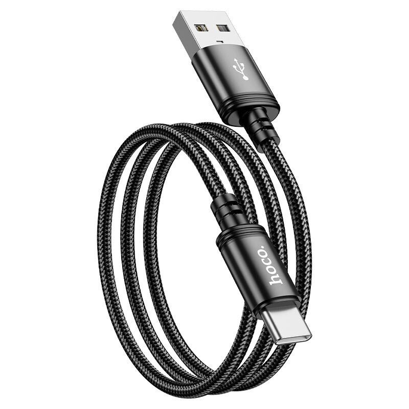 USB кабель HOCO X89 USB - Type-C 1метр, чорний USB кабель HOCO X89 USB - Type-C 1метр, чорний
