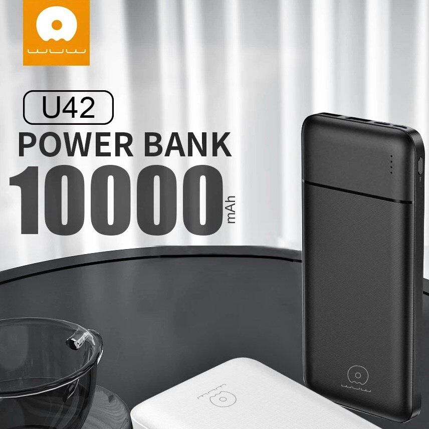 Power Bank WUW U42 10000 mAh ЧОРНИЙ