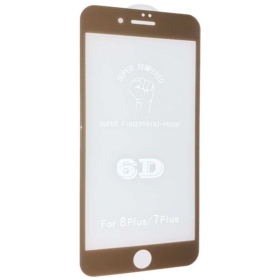 Захисне скло 6D ORIGINAL для APPLE IPHONE 7 PLUS | 8 PLUS ЗОЛОТИЙ Захисне скло 6D ORIGINAL для APPLE IPHONE 7 PLUS | 8 PLUS ЗОЛОТИЙ