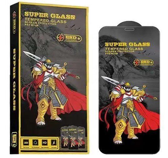 Захисне скло ESD+ SUPER GLASS APPLE iPhone 15 PRO MAX чорний Захисне скло ESD+ SUPER GLASS APPLE iPhone 15 PRO MAX чорний