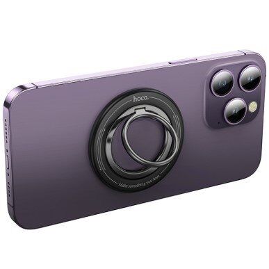 Магнітне кільце-тримач Hoco GH3 360 (чорний)