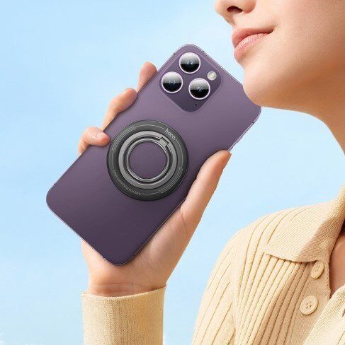 Магнітне кільце-тримач Hoco GH3 360 (чорний)