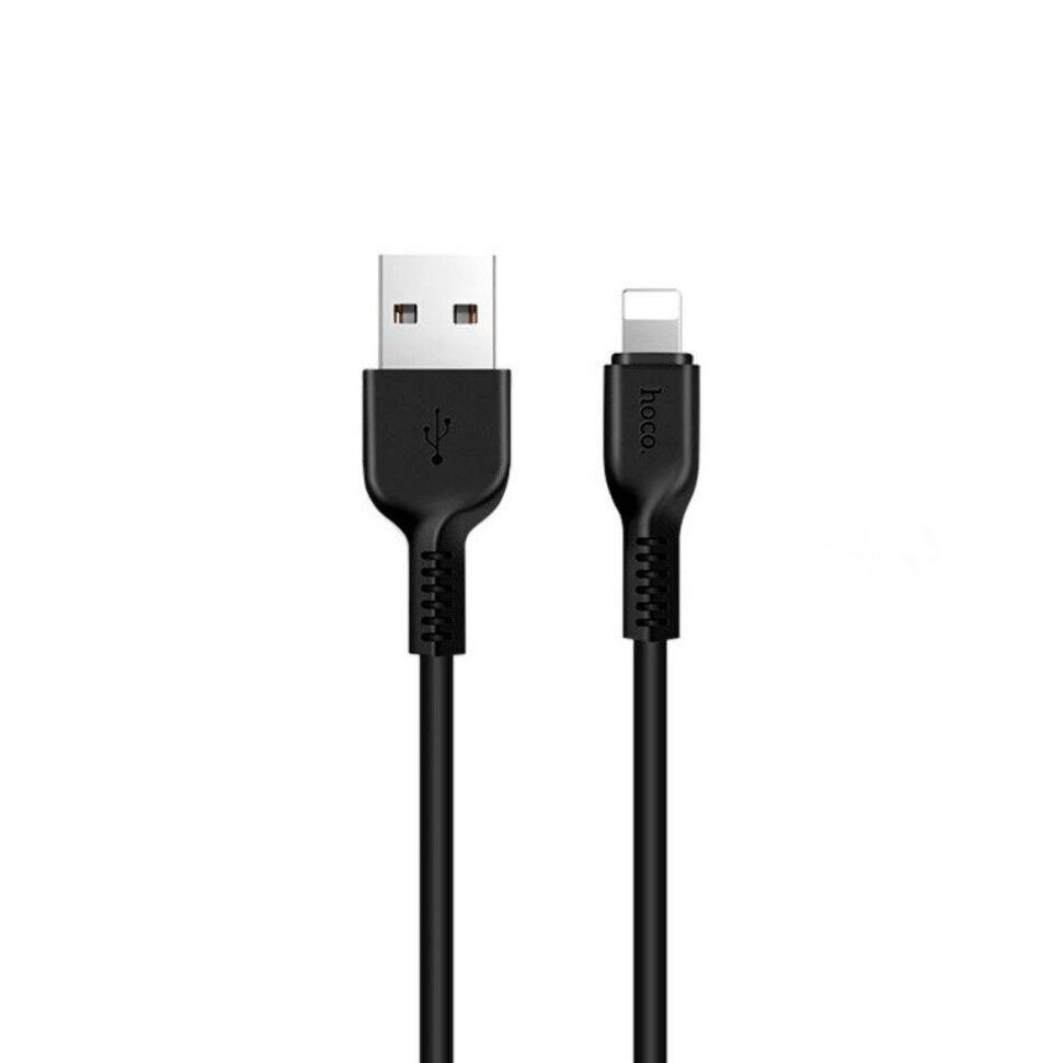 USB кабель HOCO X20 USB - Lightning 2.4A 3 метри, чорний