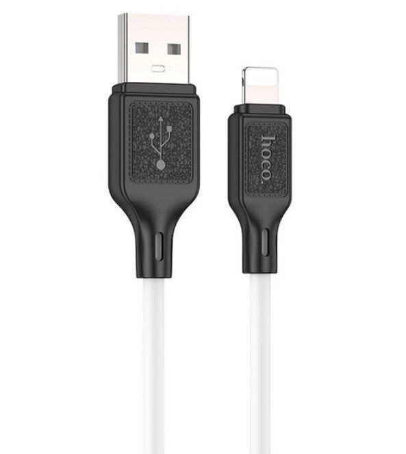 USB кабель HOCO X90 silicone USB - Lightning 1 MЕТР, БIЛИЙ USB кабель HOCO X90 silicone USB - Lightning 1 MЕТР, БIЛИЙ