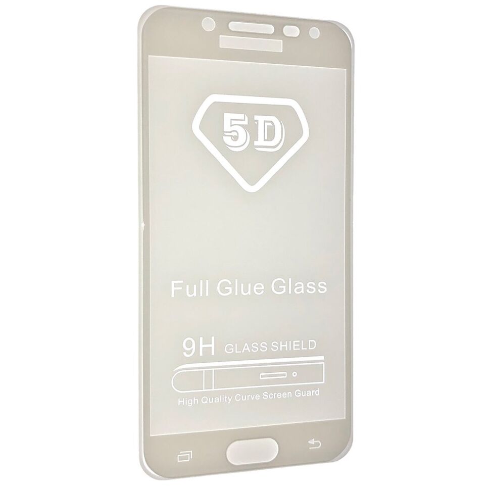 Скло 5D FULL GLUE TRIPLEX SAMSUNG J530 Galaxy J5 (2017) БІЛИЙ тех. пак.