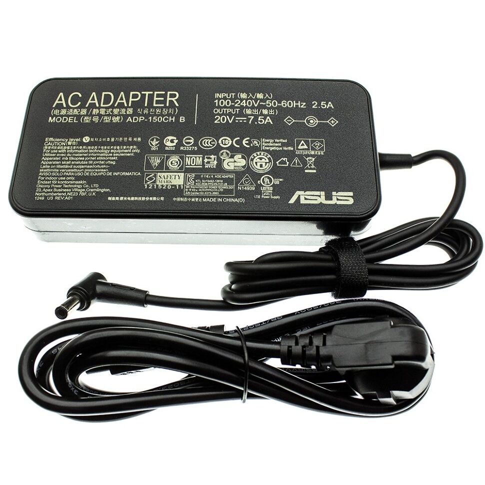 Блок живлення для ноутбука ASUS 150W 20V 7.5A (6.0*3.7 мм) Блок живлення для ноутбука ASUS 150W 20V 7.5A (6.0*3.7 мм)