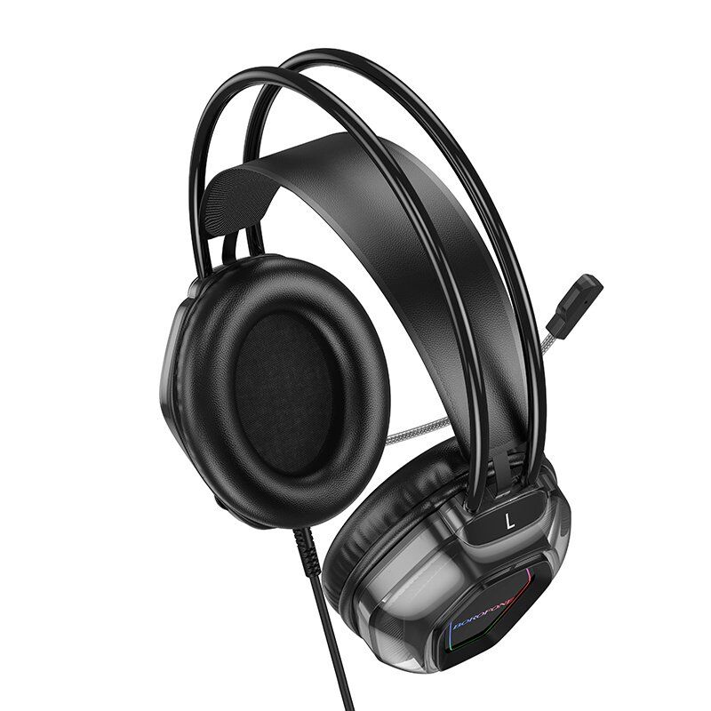 Дротова комп'ютерна гарнiтура BOROFONE BO110, чорний Дротова комп'ютерна гарнiтура BOROFONE BO110, чорний