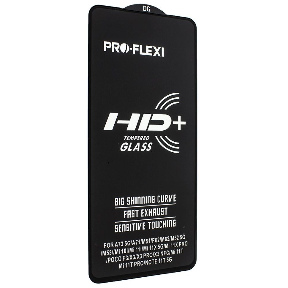 Захисне скло PRO-FLEXI HD+ POCO X4 PRO 5G ЧОРНИЙ