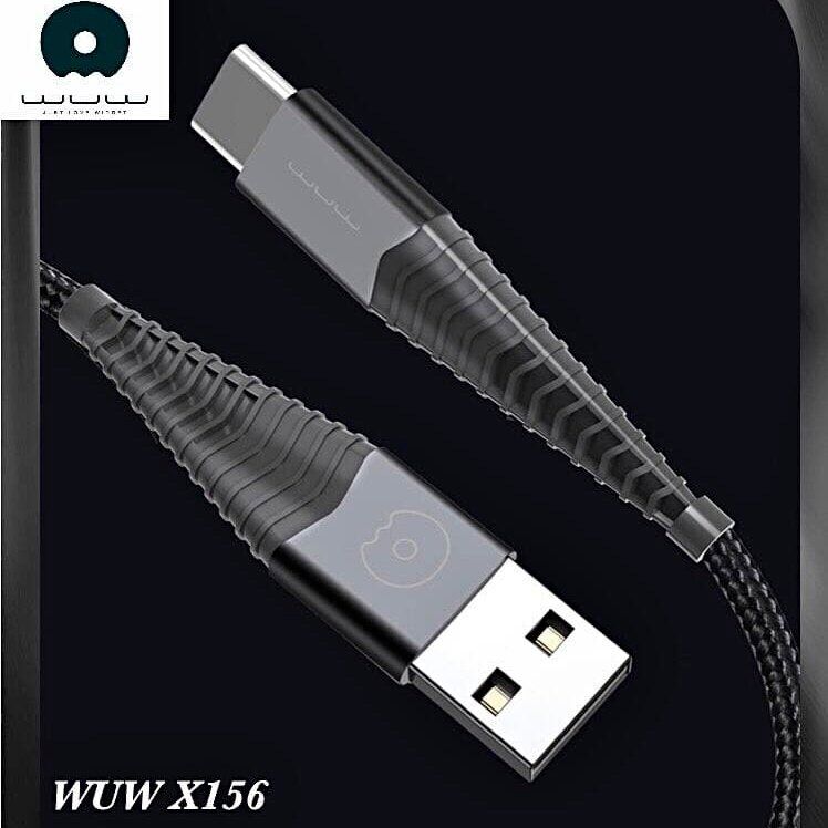 Кабель USB WUW X156 USB - Type-C 2A НЕЙЛОН ЧОРНИЙ Кабель USB WUW X156 USB - Type-C 2A НЕЙЛОН ЧОРНИЙ