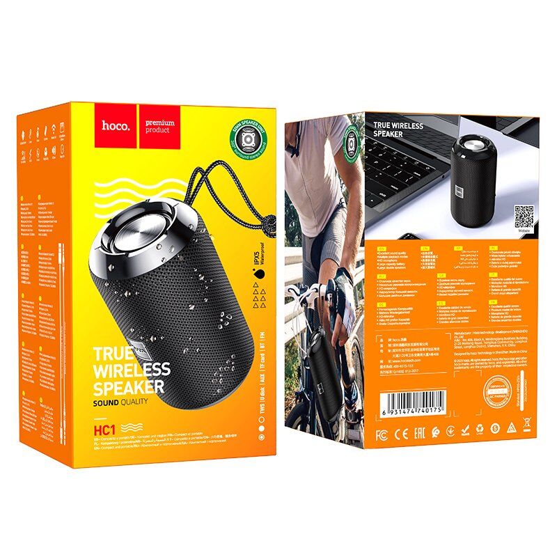 Колонка бездротова HOCO HC1, чорний