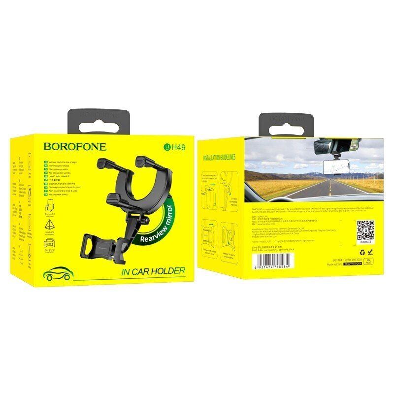 Автомобільний тримач BOROFONE BH49, чорний Автомобільний тримач BOROFONE BH49, чорний