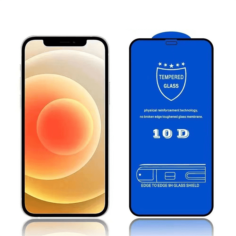 Захисне скло 10D для APPLE iPhone 15 PRO чорний Захисне скло 10D для APPLE iPhone 15 PRO чорний