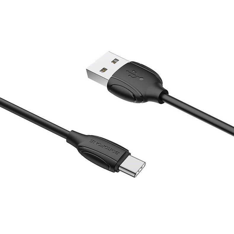 USB кабель BOROFONE BX19 Benefit charging data USB - Type-C ЧОРНИЙ USB кабель BOROFONE BX19 Benefit charging data USB - Type-C ЧОРНИЙ