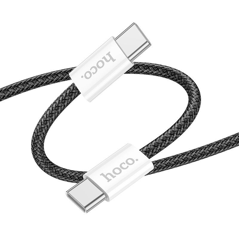 USB-C кабель HOCO X104 60W 2 МЕТРИ Type-C - Type-C ЧОРНИЙ