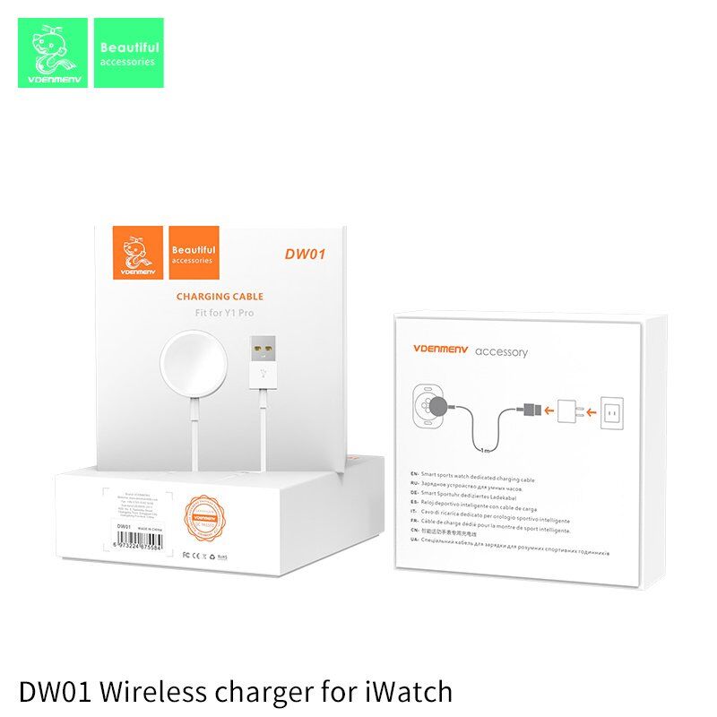 Зарядний пристрій для годинника DENMEN DW01 сумісні з Apple Watch USB-A Зарядний пристрій для годинника DENMEN DW01 сумісні з Apple Watch USB-A
