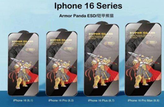 Захисне скло ESD+ SUPER GLASS APPLE iPhone 16 6.1" Захисне скло ESD+ SUPER GLASS APPLE iPhone 16 6.1"