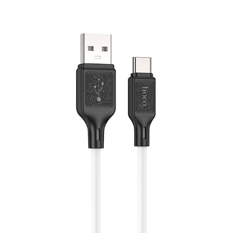 USB кабель HOCO X90 silicone USB - Type-C 1 MЕТР БIЛИЙ USB кабель HOCO X90 silicone USB - Type-C 1 MЕТР БIЛИЙ