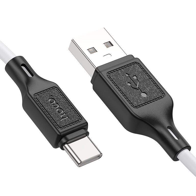 USB кабель HOCO X90 silicone USB - Type-C 1 MЕТР БIЛИЙ USB кабель HOCO X90 silicone USB - Type-C 1 MЕТР БIЛИЙ
