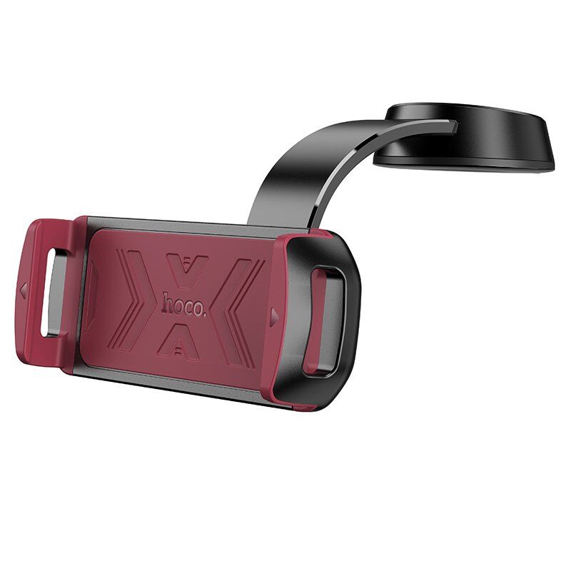 Автотримач Hoco H68 Gamble для планшета/телефону (торпедо), чорний/червоний