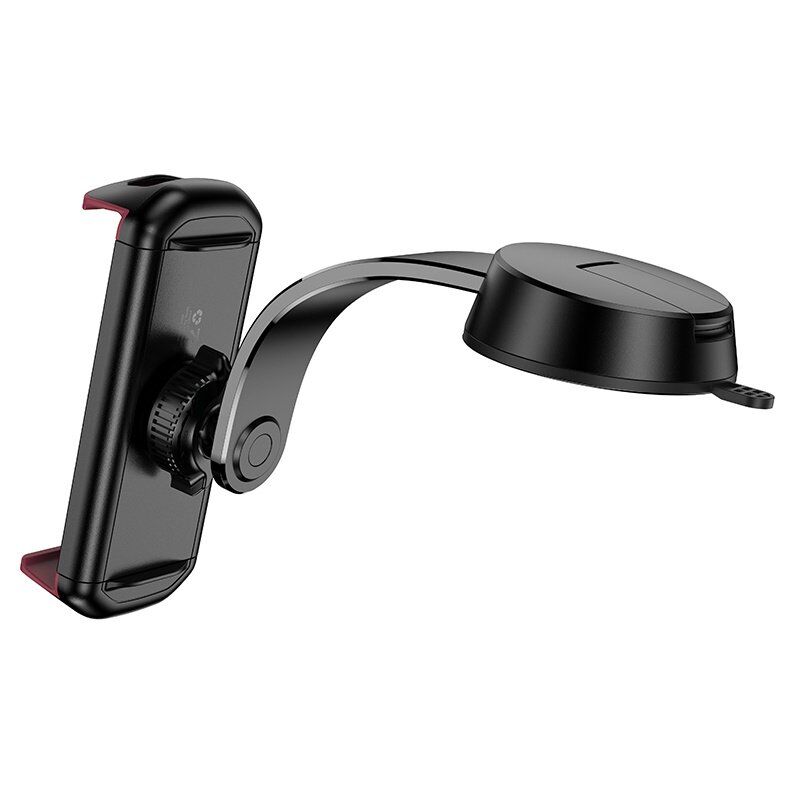 Автотримач Hoco H68 Gamble для планшета/телефону (торпедо), чорний/червоний