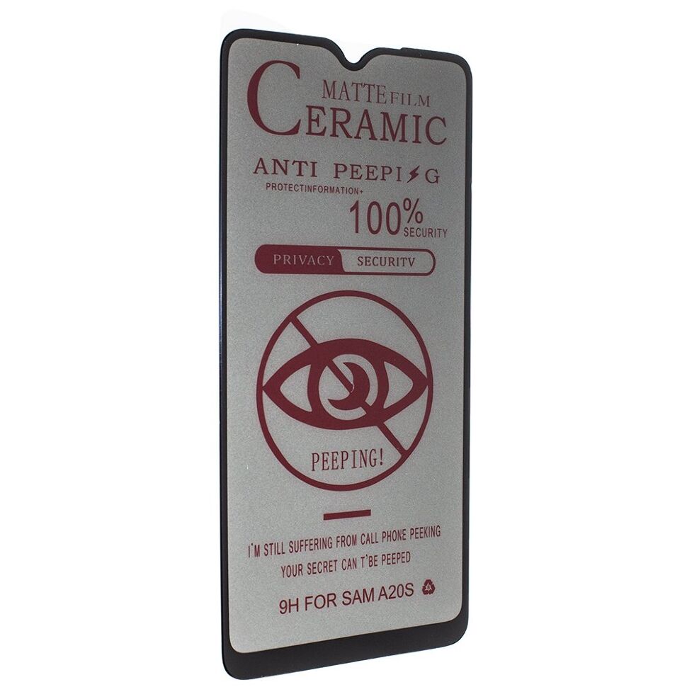 CERAMICS FILM PRIVACY МАТОВЕ SAMSUNG A207 Galaxy A20S 2019 ЧОРНИЙ