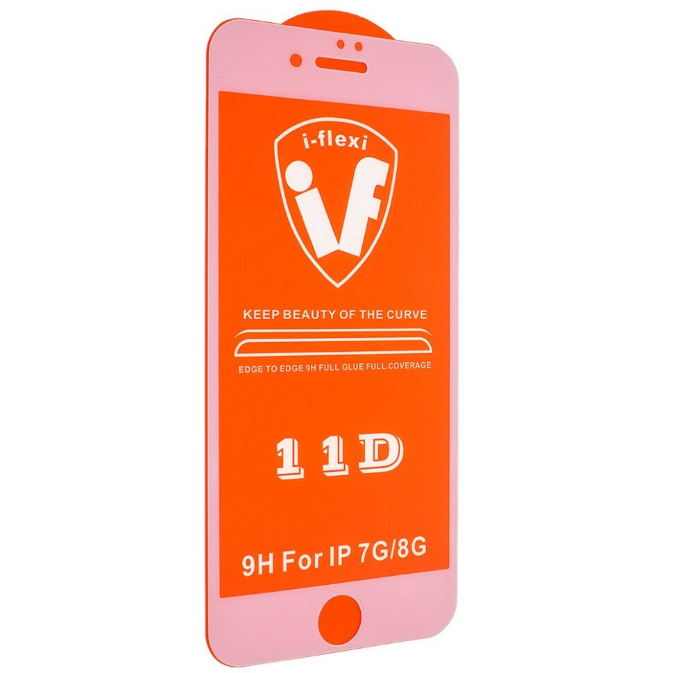 Скло 11D 9H i-flexi FULL GLUE APPLE IPHONE 7 | 8 в упаковці БІЛИЙ Скло 11D 9H i-flexi FULL GLUE APPLE IPHONE 7 | 8 в упаковці БІЛИЙ