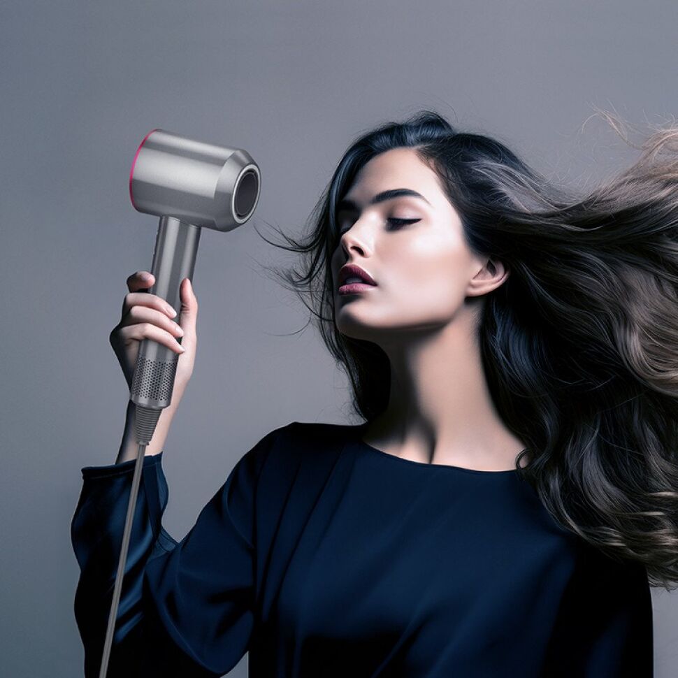 Високошвидкісний фен HOCO HP11 Plus з функцією негативної іонізації, 1600 Вт, ROSE RED Високошвидкісний фен HOCO HP11 Plus з функцією негативної іонізації, 1600 Вт, ROSE RED