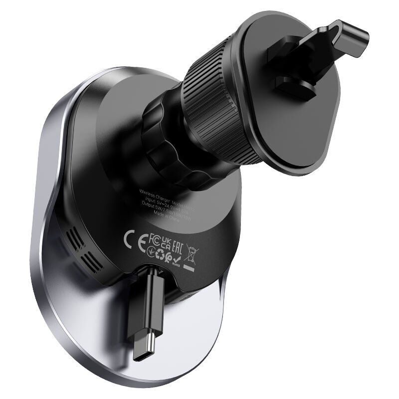 Автомобільний тримач HOCO HW12 бездротова зарядка Автомобільний тримач HOCO HW12 бездротова зарядка