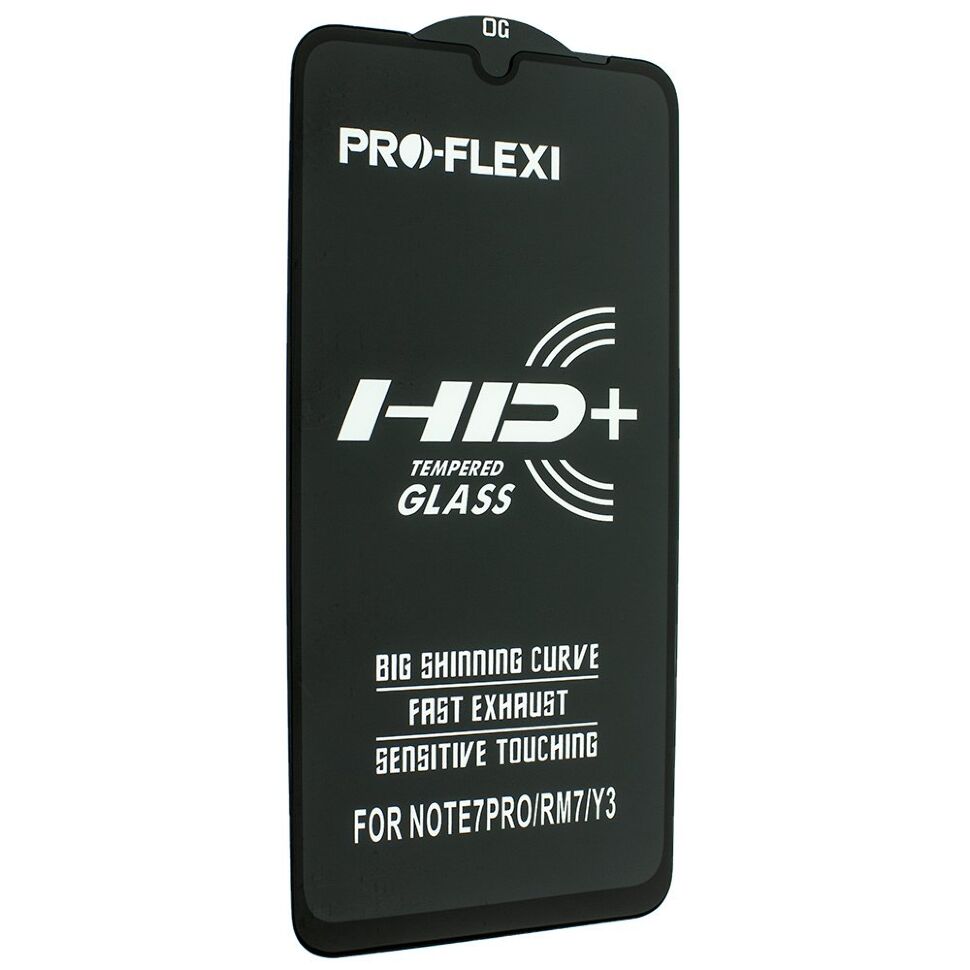 Захисне скло PRO-FLEXI HD+ XIAOMI Redmi Note 7 PRO ЧОРНИЙ