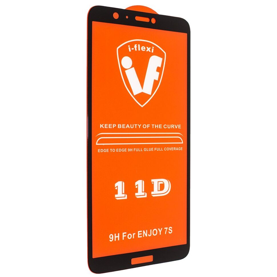Скло 11D 9H i-flexi FULL GLUE HUAWEI P Smart в упаковці ЧОРНИЙ Скло 11D 9H i-flexi FULL GLUE HUAWEI P Smart в упаковці ЧОРНИЙ