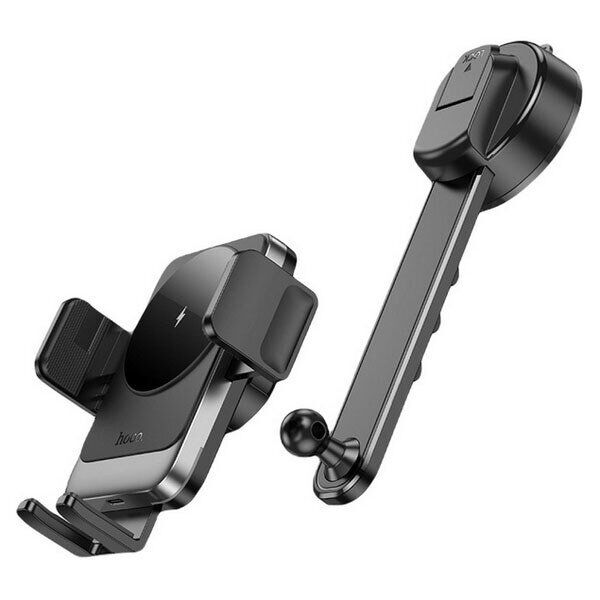 Автомобільний тримач HOCO HW14 бездротова зарядка чорний Автомобільний тримач HOCO HW14 бездротова зарядка чорний
