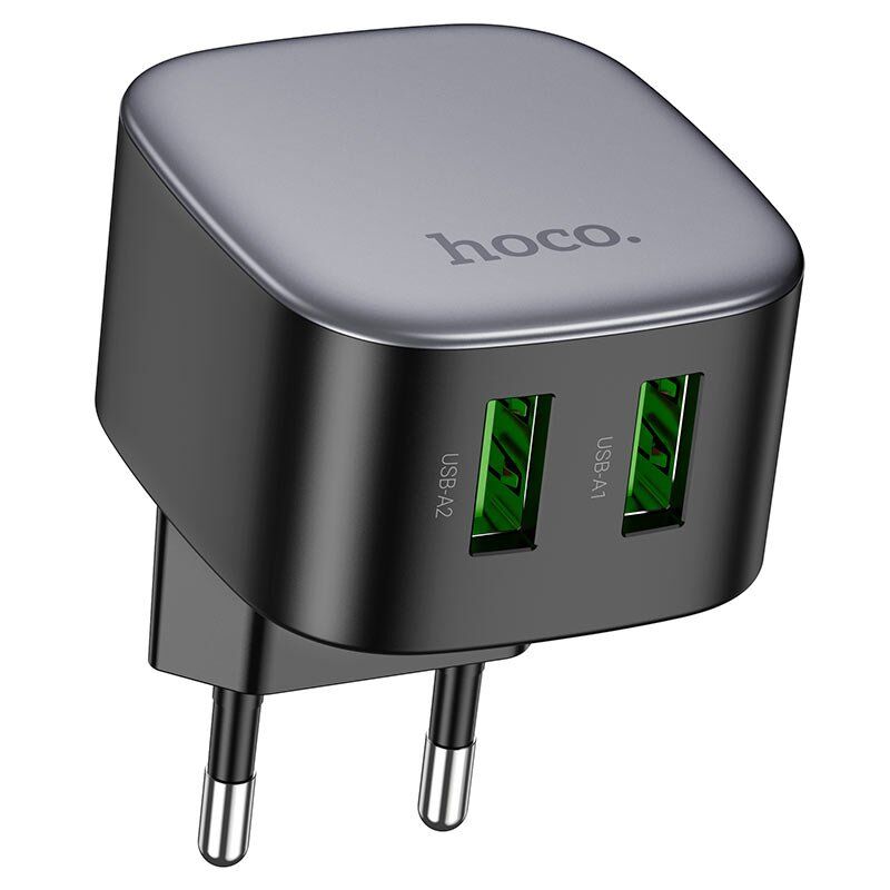 СЗУ HOCO CS34A QC3.0 (2USB/3A/18W) (12pc) (черный)