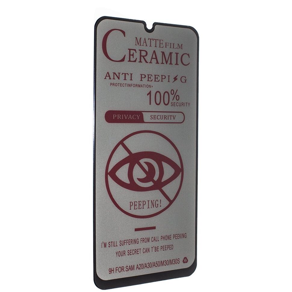 CERAMICS FILM PRIVACY МАТОВЕ SAMSUNG A505 Galaxy A50 (2019) ЧОРНИЙ