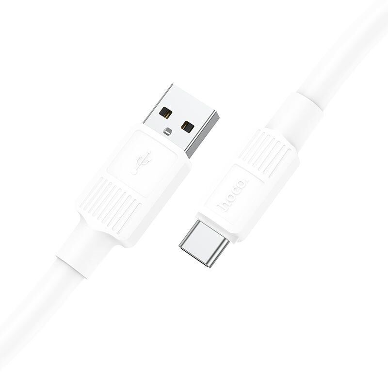 USB кабель HOCO X84 USB - Type-C 1 MЕТР БIЛИЙ