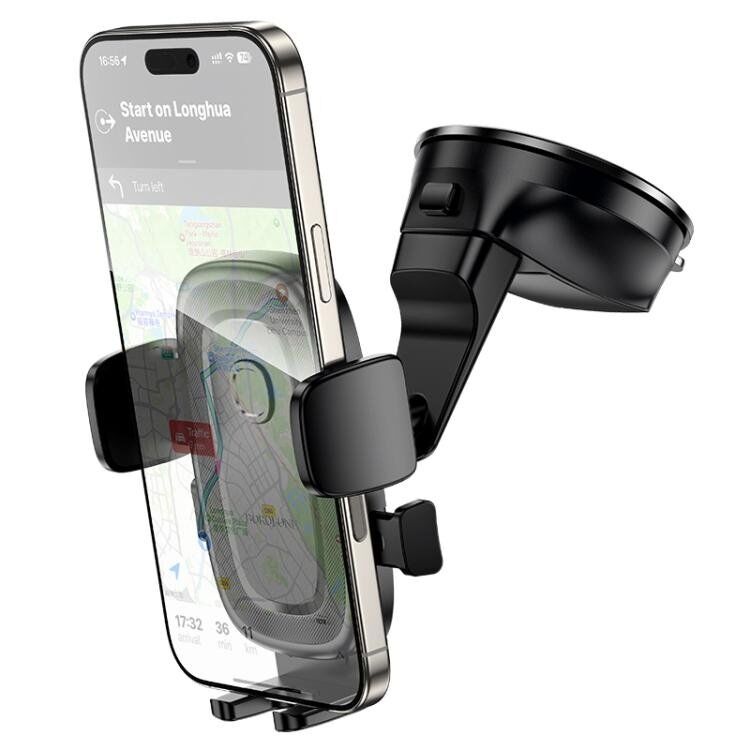 Автомобільний тримач BOROFONE BH132 Follower one-button (на центральну консоль)