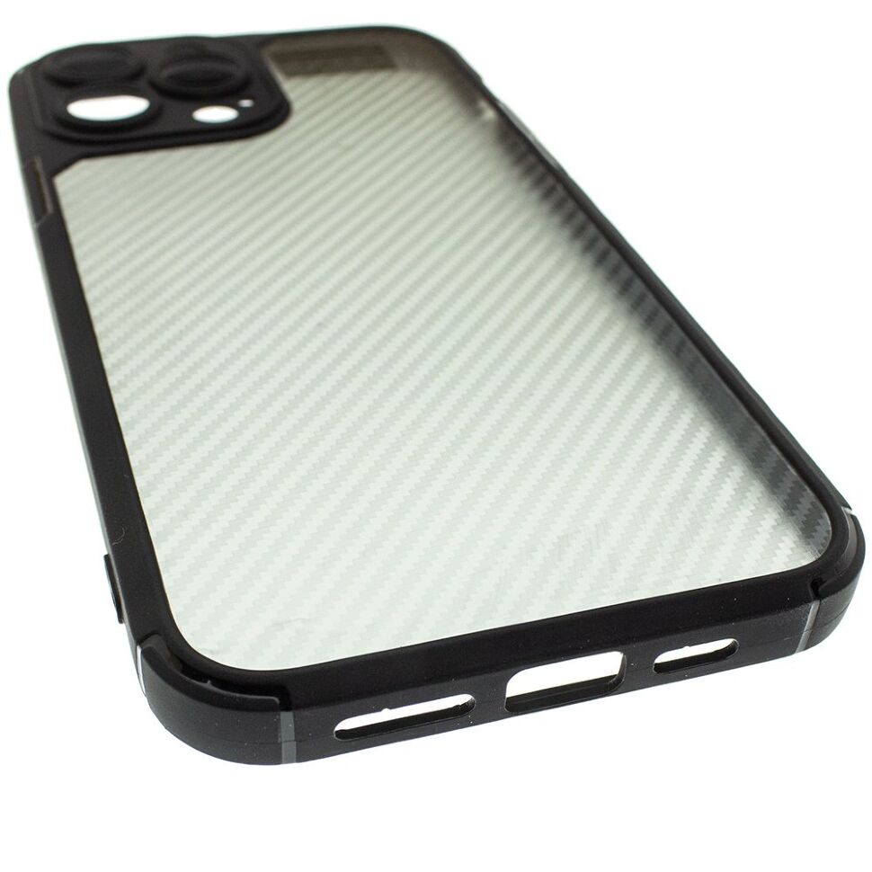 Силіконова протиударна карбонова накладка APPLE IPHONE 12 PRO MAX 6,7" Силіконова протиударна карбонова накладка APPLE IPHONE 12 PRO MAX 6,7"