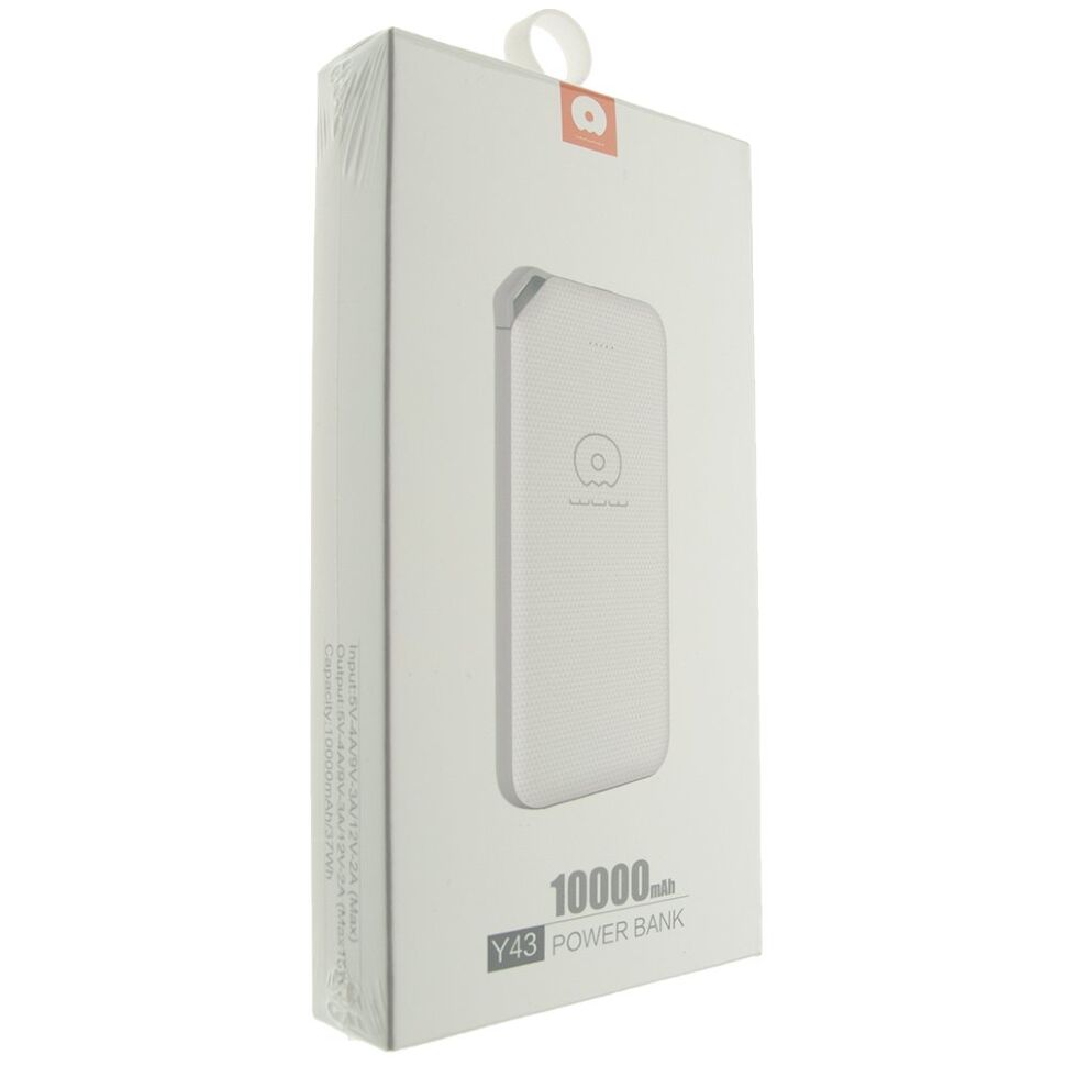 Power Bank WUW Y43 10000 mAh БІЛИЙ