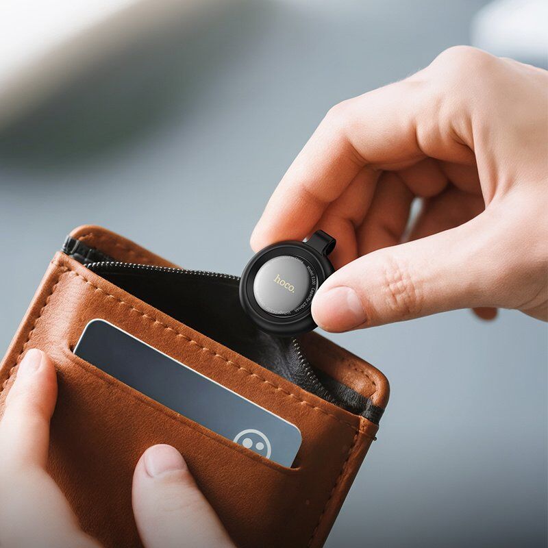 Умный трекер HOCO E100 Graceful (интеллектуальное позиционирование, anti-lost), чёрный Умный трекер HOCO E100 Graceful (интеллектуальное позиционирование, anti-lost), чёрный